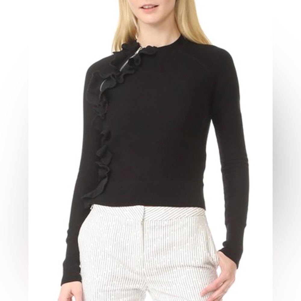 3.1 Phillip Lim ruffle pullover with zipper